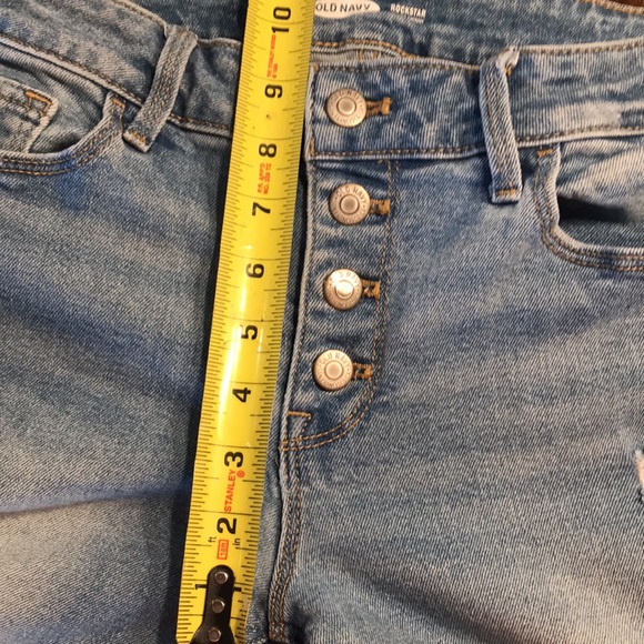 Old Navy Rockstar Super Skinny Button Up Jeans - Picture 8 of 9